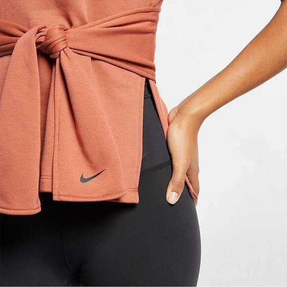 NIKE Studio Yoga Training Dri-Fit Wrap Top - Picture 5 of 8